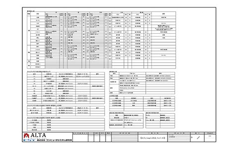 仕上表・設備概要
