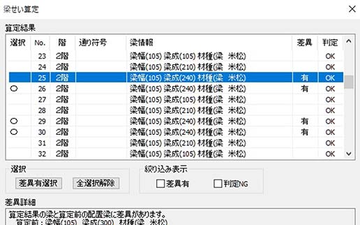 梁せい算定