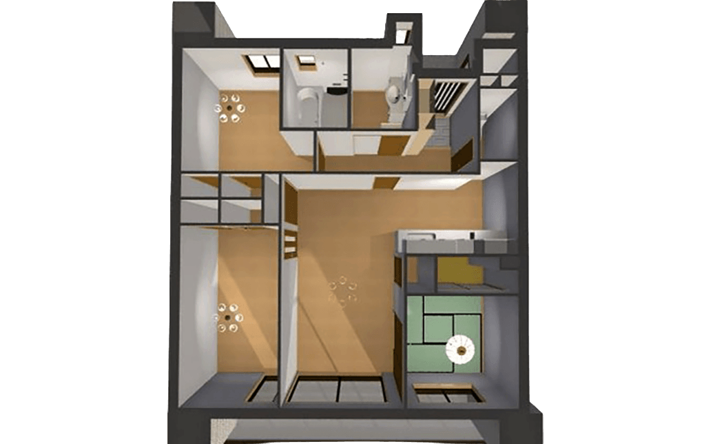 マンションパース(リノベーション前)