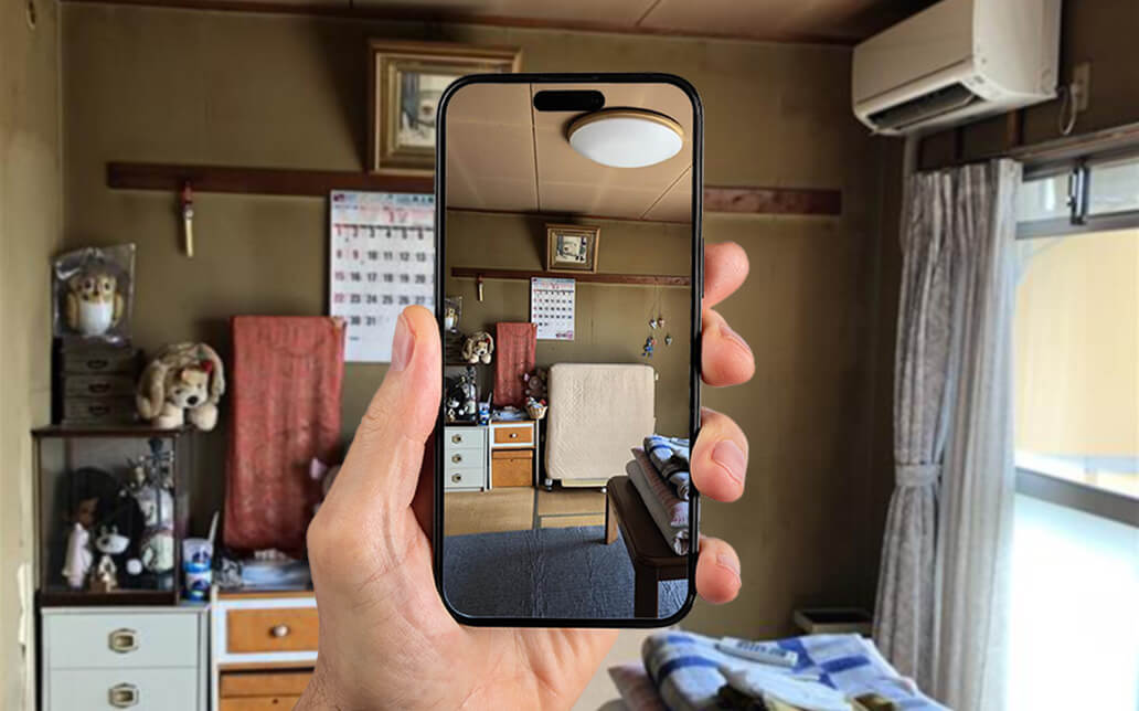 リフォーム現調時にスマホでスキャン